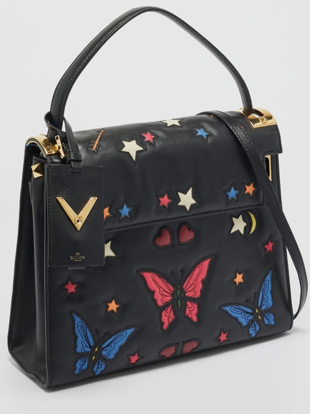 Runway Valentino Rockstud Butterfly Bag - Picture 4 of 17